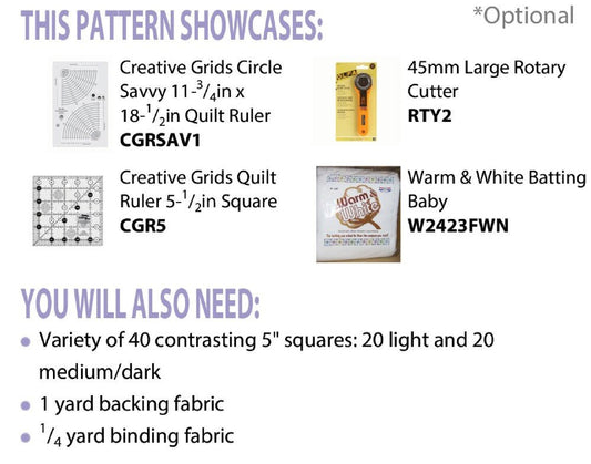 Equal Exchange Table Topper Pattern - Everything Fabric