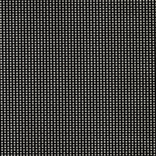Everything Fabric black vinyl-coated mesh fabric with a durable grid pattern for sewing bags and storage projects