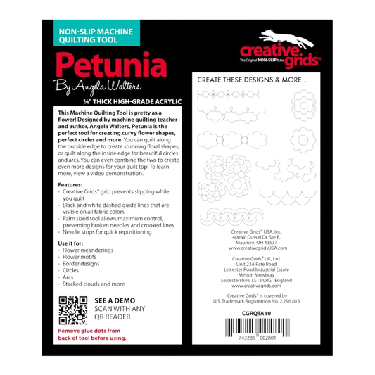 Machine Quilting Tool PETUNIA , crafting and sewing tasks