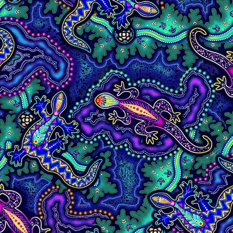 Tjukurpa Land Gecko Teal