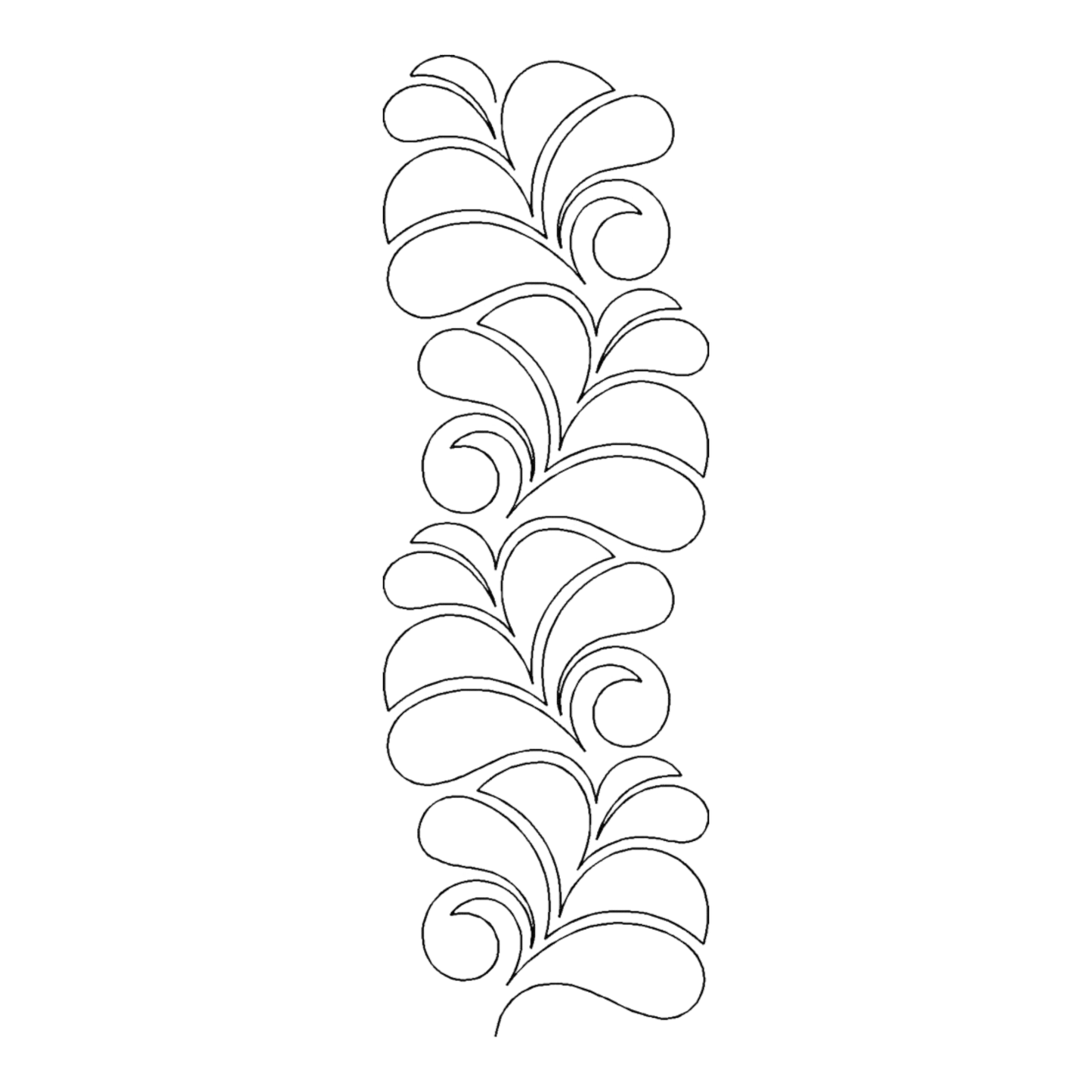 Fable Border Stencil - 5 in - Everything Fabric
