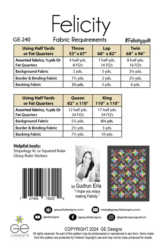 Felicity Quilt Pattern - Everything Fabric