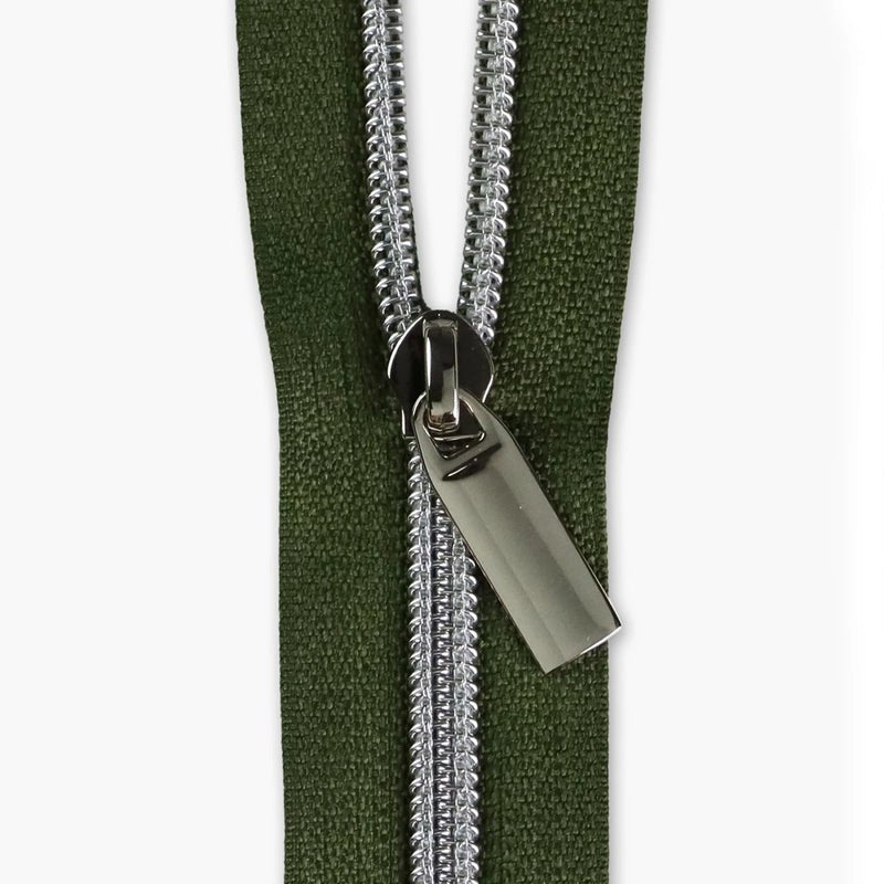 Fern 5 Nylon Coil Zippers - Everything Fabric