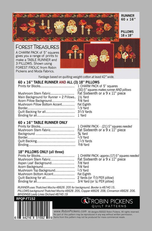 Forest Treasures Quilt Pattern - Everything Fabric