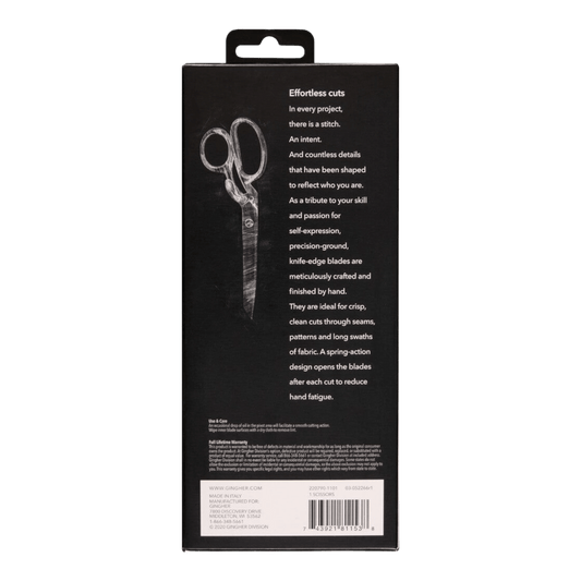 Gingher 203 mm Knife Edge Spring Action Dressmaker Shears - Everything Fabric
