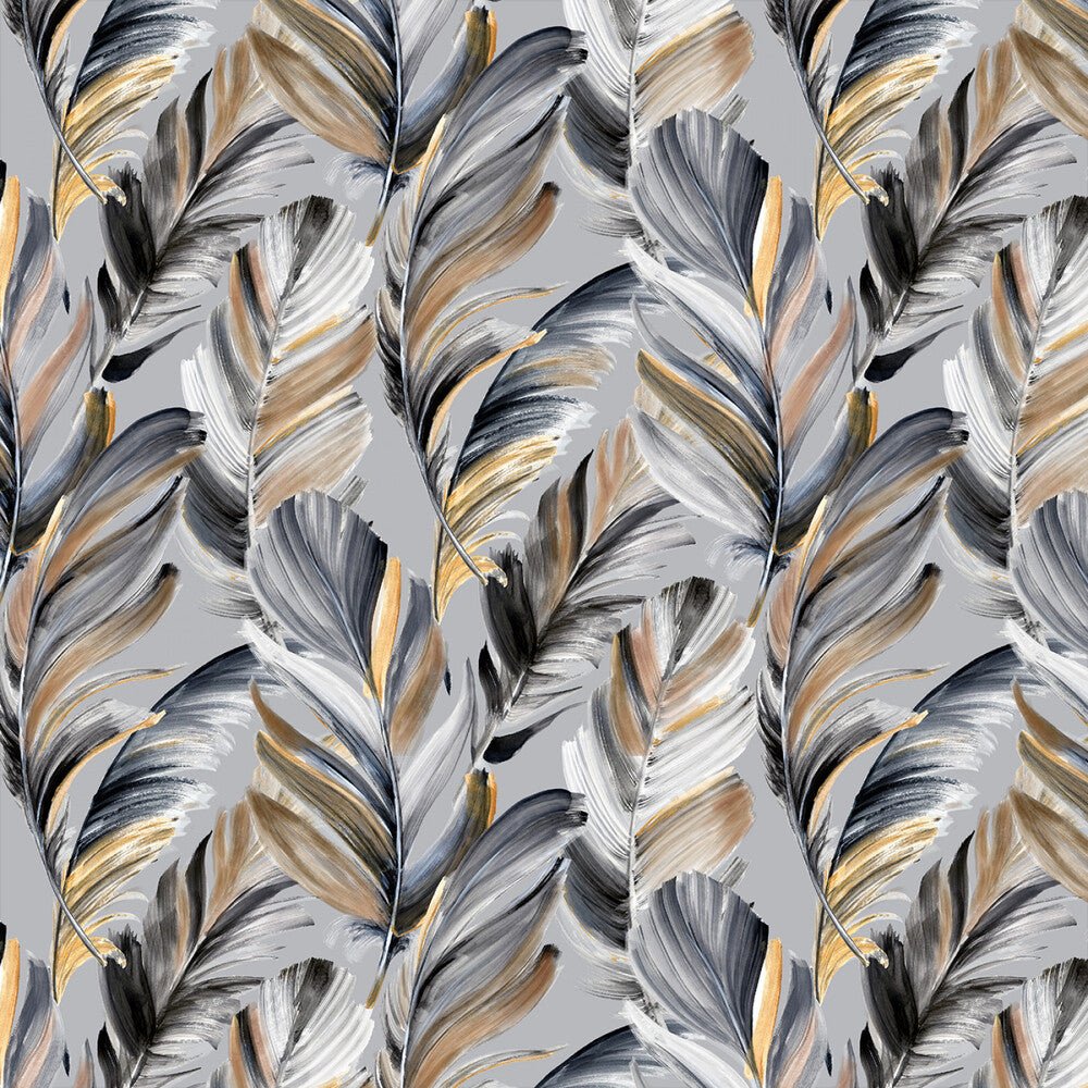 Grey Plume 108in Wideback - Everything Fabric