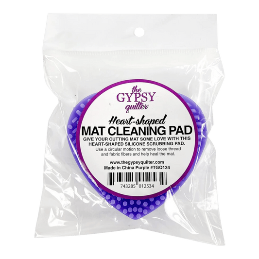 Gypsy Quilter Mat Cleaning Pad Heart Shaped 3-1/4in x 1in - Everything Fabric
