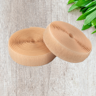 Hook & Loop Hook & Loop Beige 20 mm - Everything Fabric