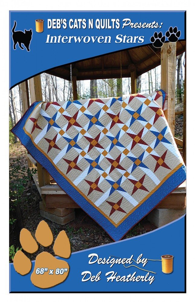 Interwoven Stars Quilt Pattern - Everything Fabric