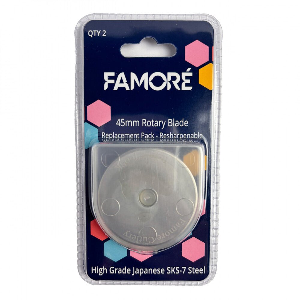 Japanese Steel SKS-7 45 mm Replacement Blades 2pk - Everything Fabric