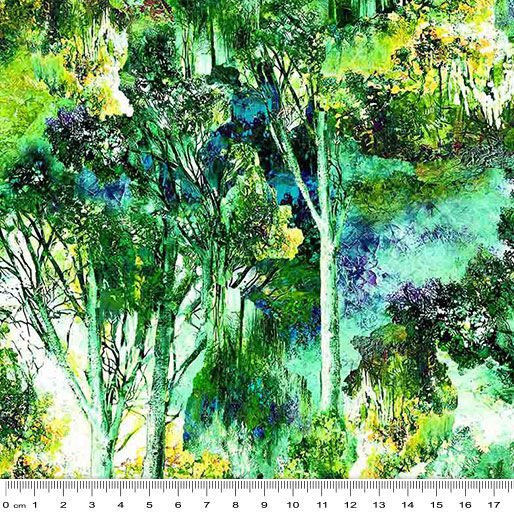 Kondililla Falls - Hillside Green - Everything Fabric