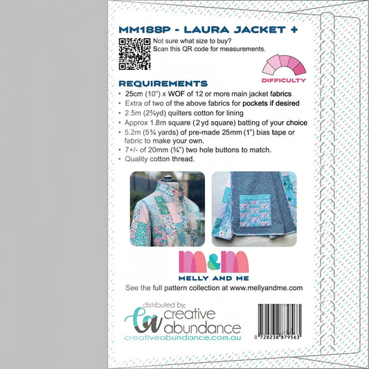 Laura Jacket Plus Sizes Pattern XL to 6XL - Everything Fabric