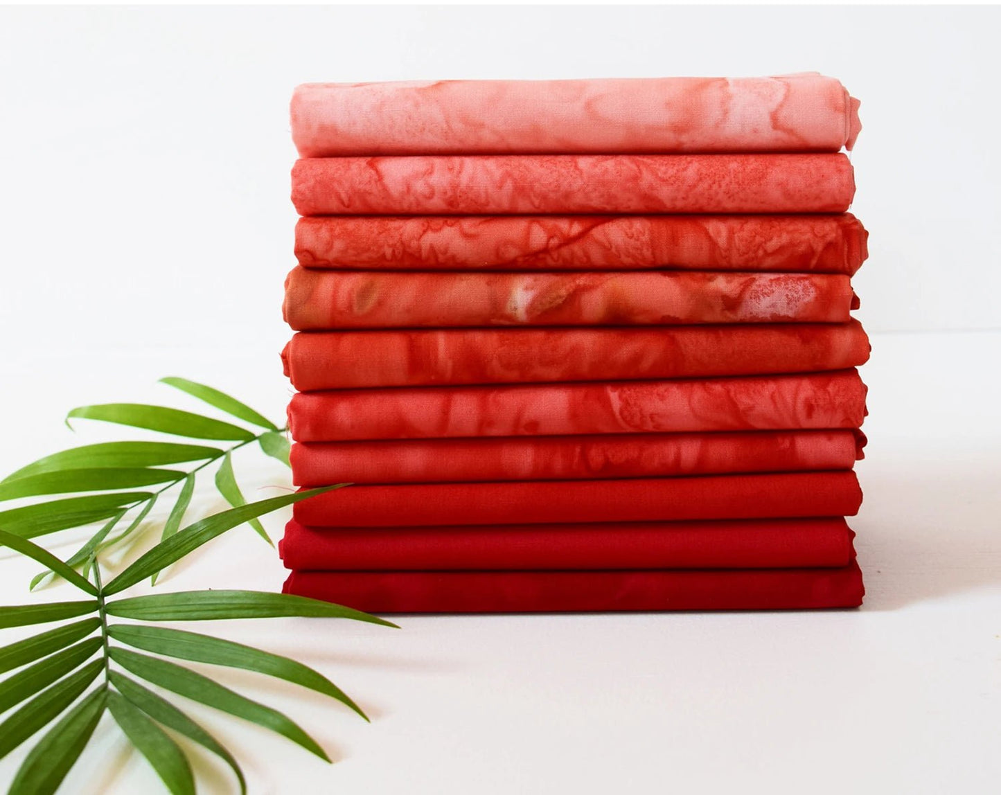 Lava Tonal Fat Quarter Bundle 10pc - Loveable - Everything Fabric