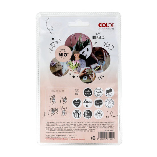 Little NIO Messages with Textile Ink SET2 - Everything Fabric