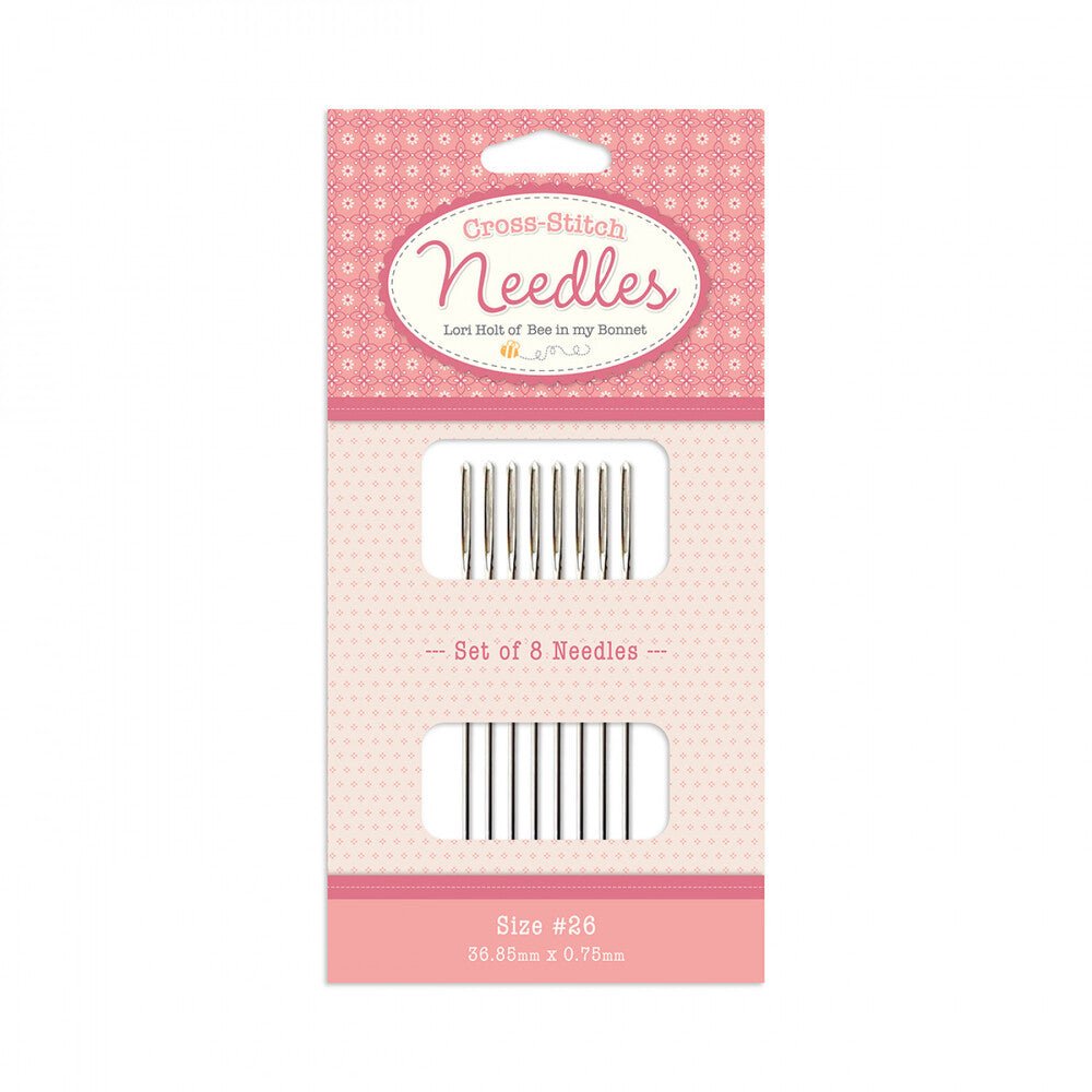Lori Holt Cross Stitch Needles Size 26 - Everything Fabric