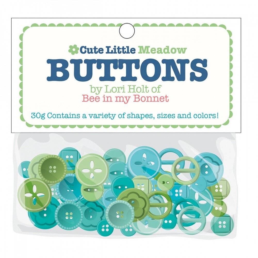 Lori Holt - Cute Little Buttons | Meadow - Everything Fabric