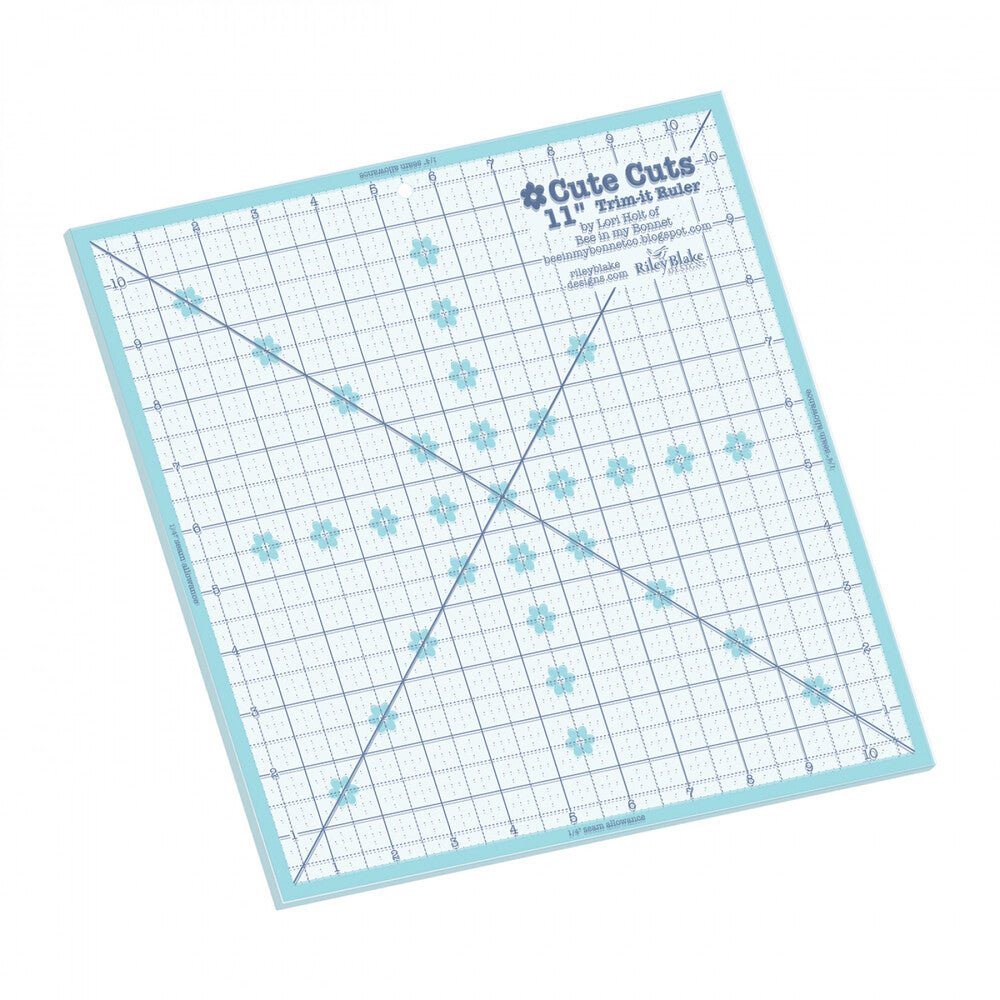 Lori Holt Trim It Ruler 11in Square Ruler - Everything Fabric