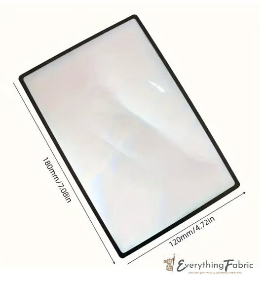 Magnifying Sheet - 18 × 120 mm Flexible Fresnel Lens sewing and quilting product