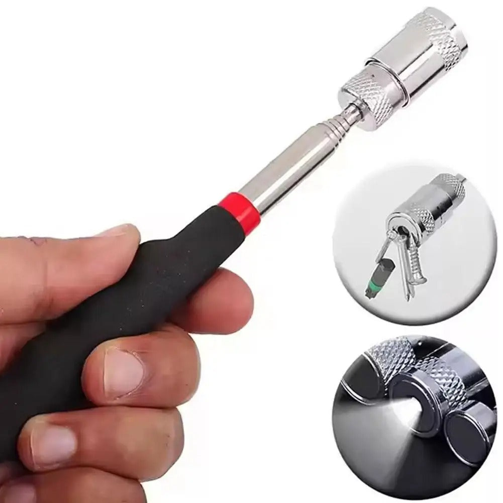 Magnetic Extendable Heavy Duty Pick-it-up Tool - With Light