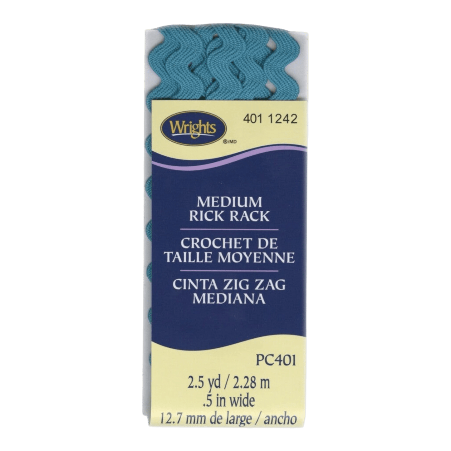 Medium Rick Rack - Mediterranean - Everything Fabric