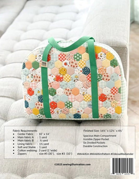 Odessa Weekender Bag Pattern - Everything Fabric