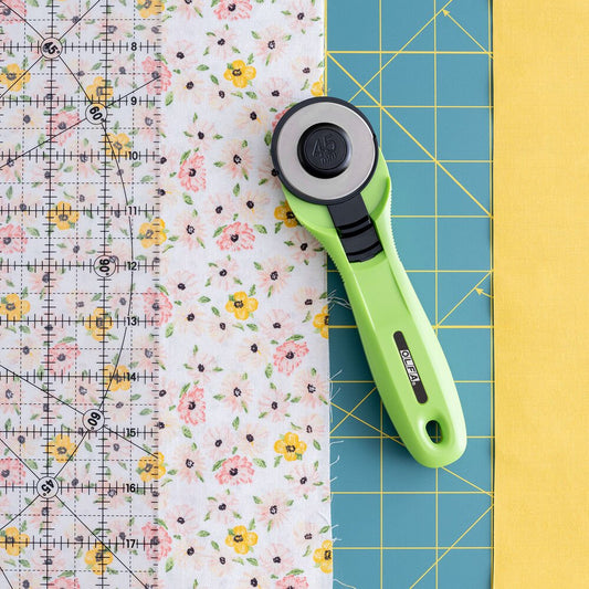 OLFA 45 mm Quick-Change Rotary Cutter Lime - Everything Fabric