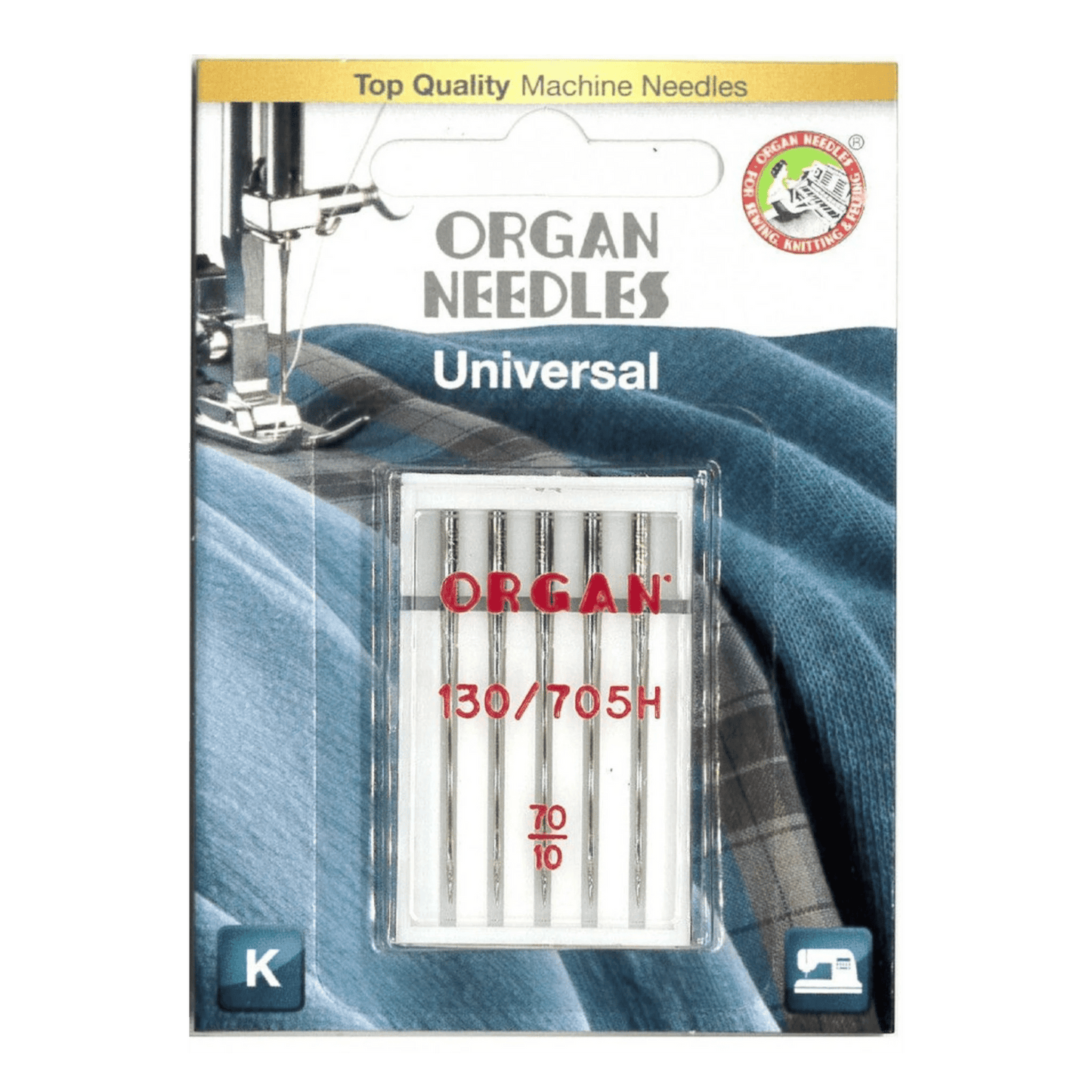 Organ Needles Universal Size 70/10 - Pack of 5 - Everything Fabric