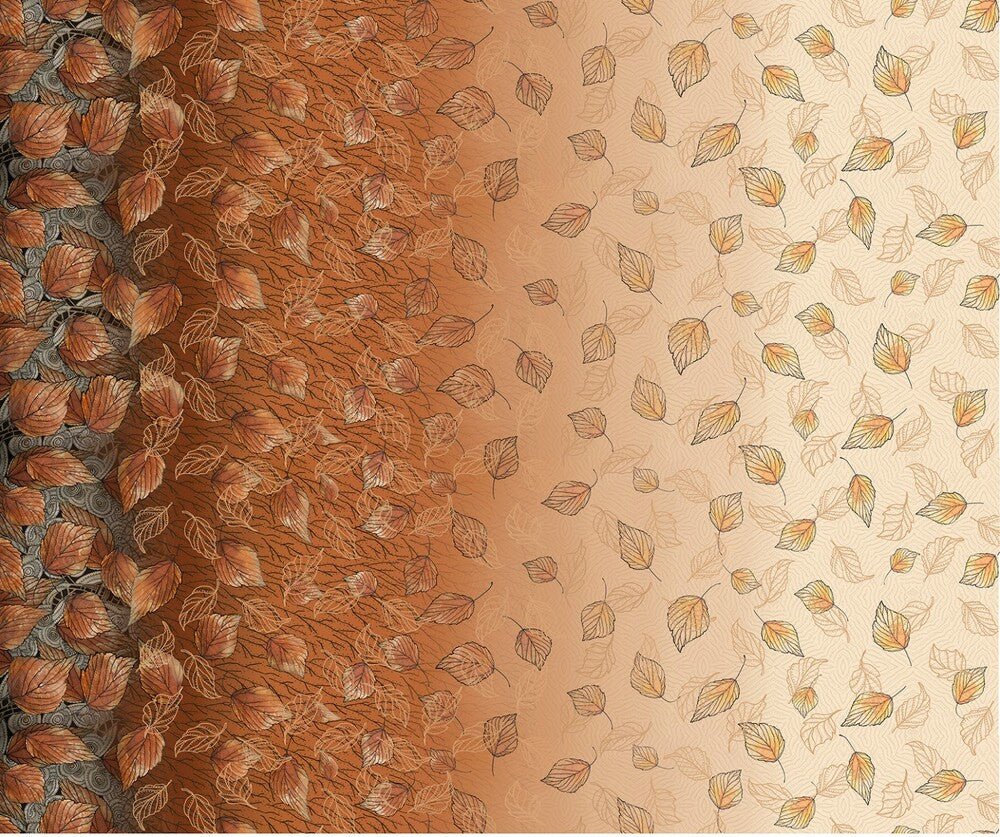 Origins - Falling Leaves Ombre - Everything Fabric