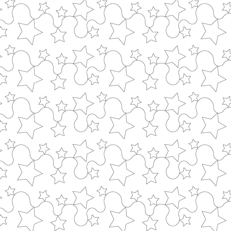 Pantograph - Stars and Stipples Paper - Everything Fabric
