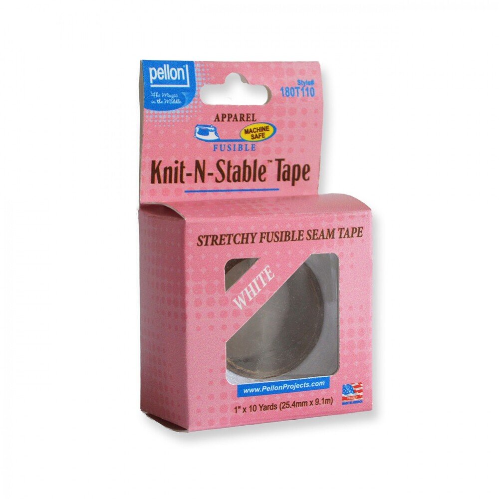 Pellon Knit-N-Stable Fusible Stabilising Tape - 1" x 10 Yards - Everything Fabric