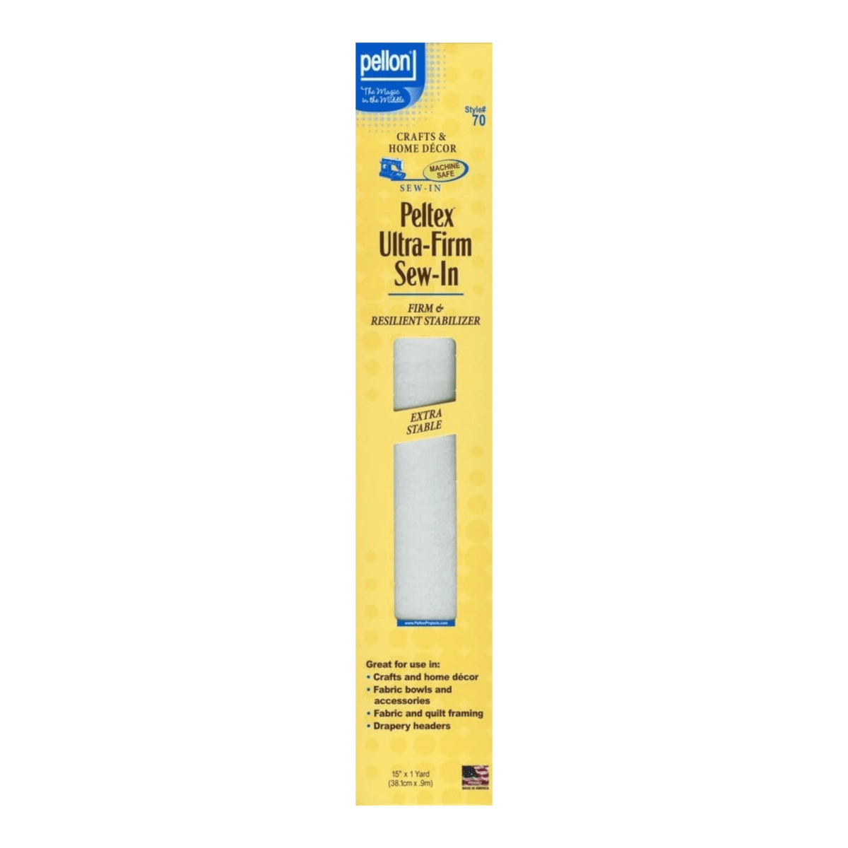Peltex Sew-In Stabiliser Pellon 15in x 1yd - Everything Fabric