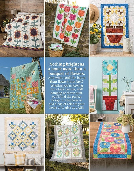 Pieced Flower Quilts Book - Everything Fabric