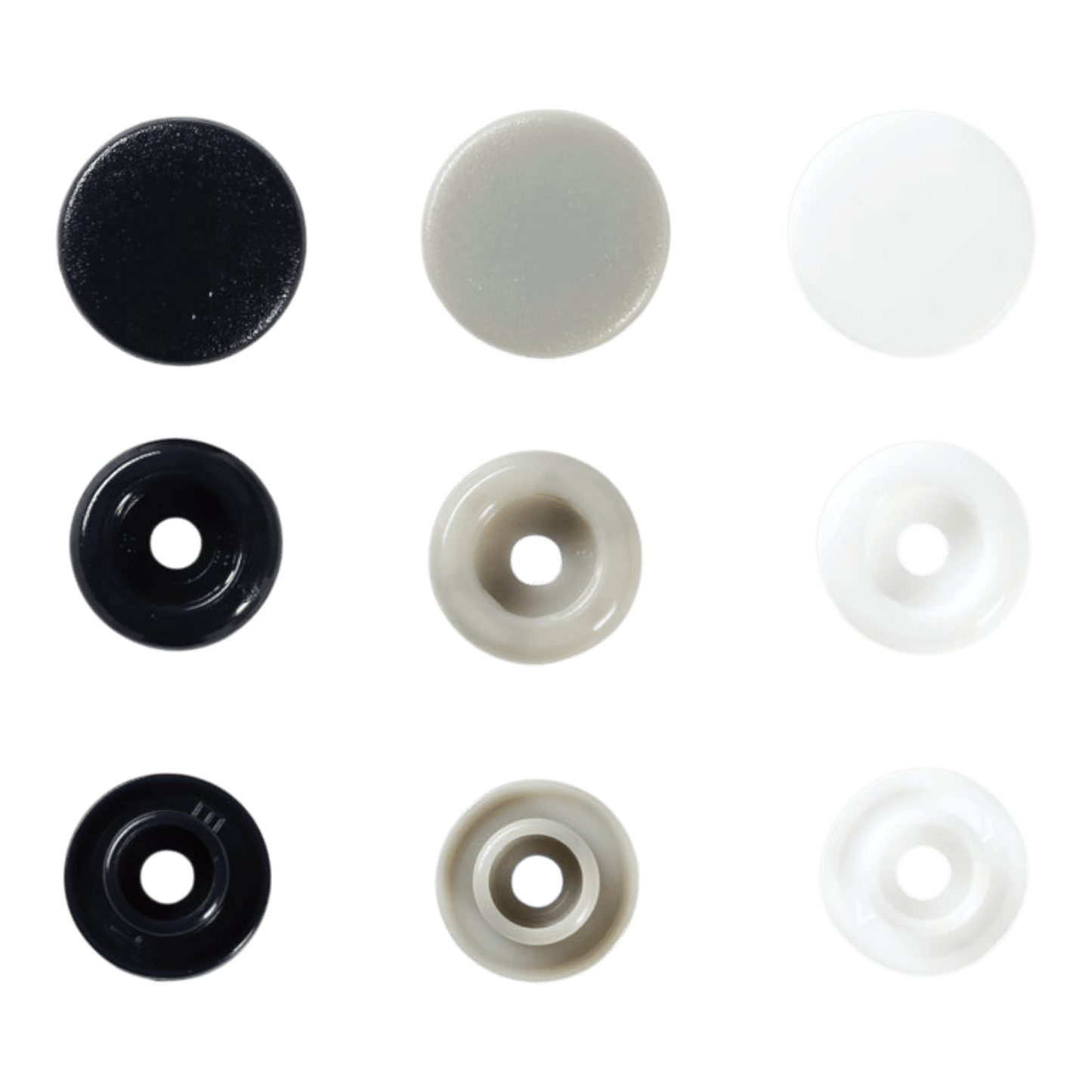 Prym Love - Colour Snap Fastener - NAVY BLUE/GREY/WHITE - Everything Fabric