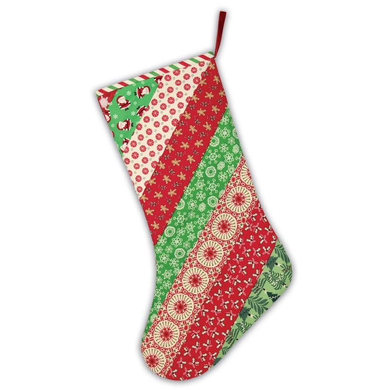 Quilt As You Go Holiday Stockings - Everything Fabric
