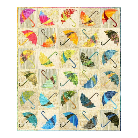 Quilt Stencil | Dancing Umbrella - Everything Fabric