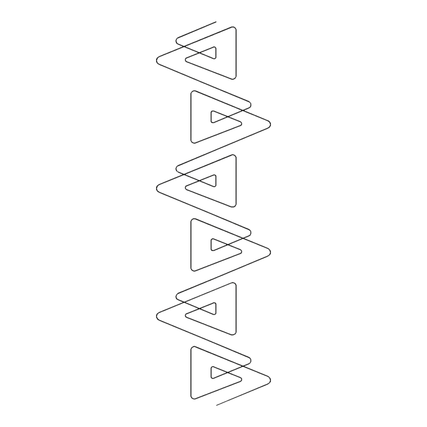 Quilt Stencil - Prism Border - 4 in - Everything Fabric