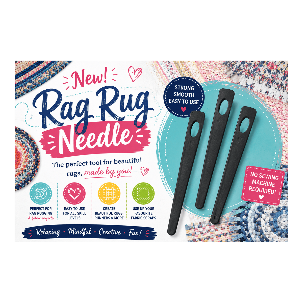 Rag Rug Needle - Everything Fabric