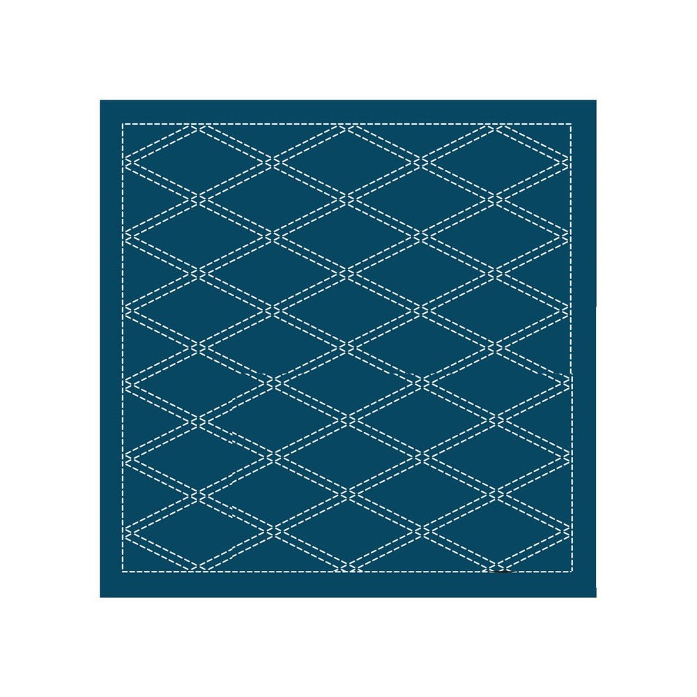 Sashiko Sampler Tasuki Navy - Everything Fabric