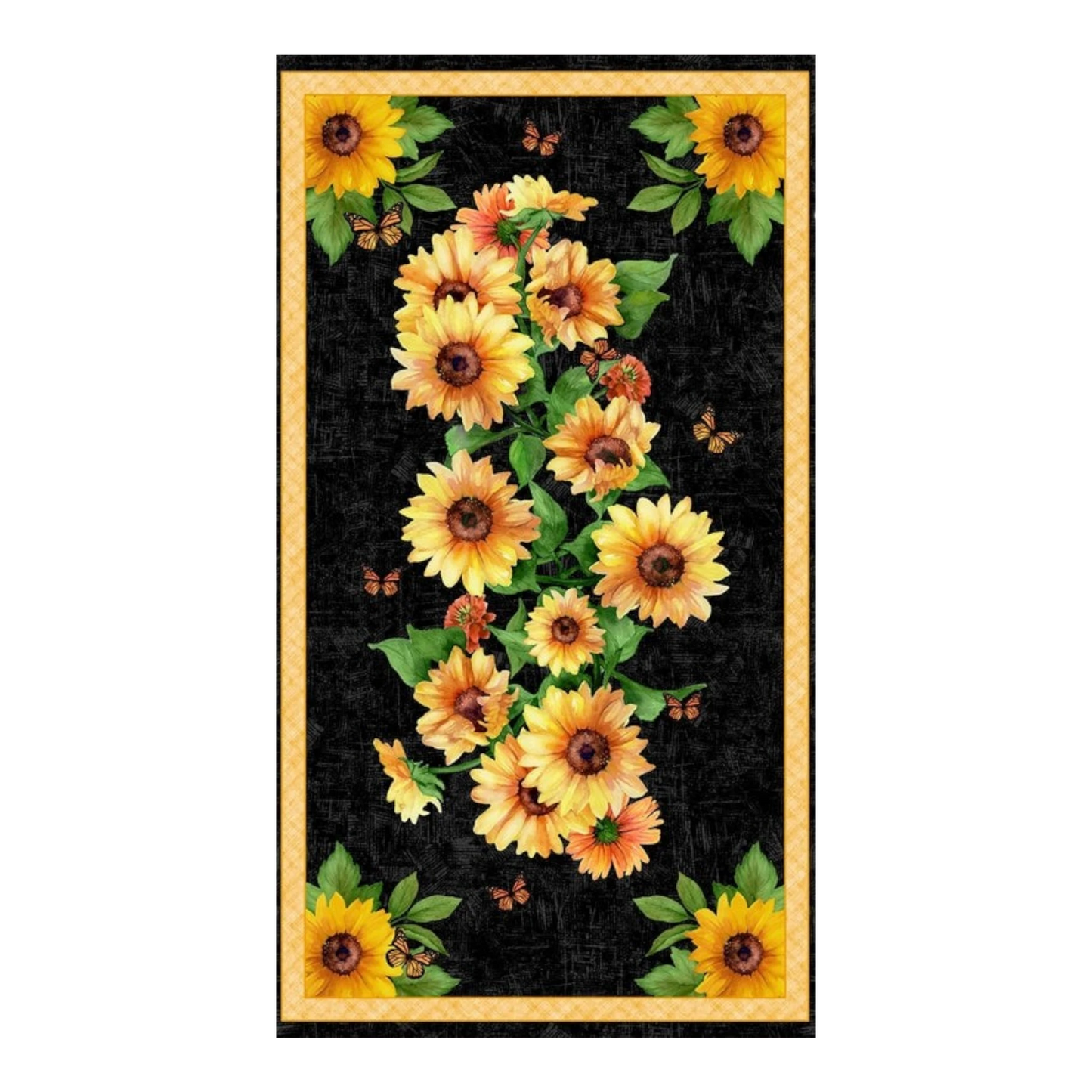 Sunshine Whispers - Multi Large Panel for patchwork, quilting and sewing