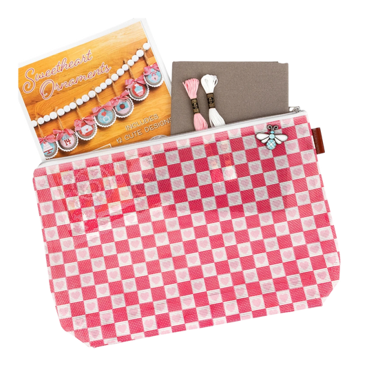 Sweethearts Holiday Project Bag - Everything Fabric
