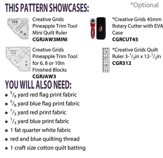 The Pineapple Popout Tote Pattern by Cut Loose Press introduces an exciting new pineapple-block technique that creates a bold, dimensional design perf - Everything Fabric