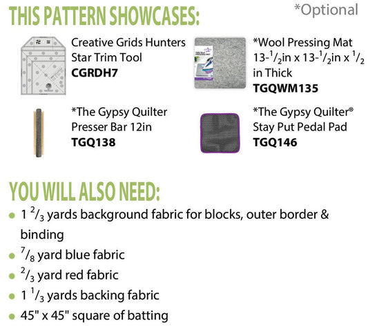Three Color Fun Quilt Pattern - Everything Fabric