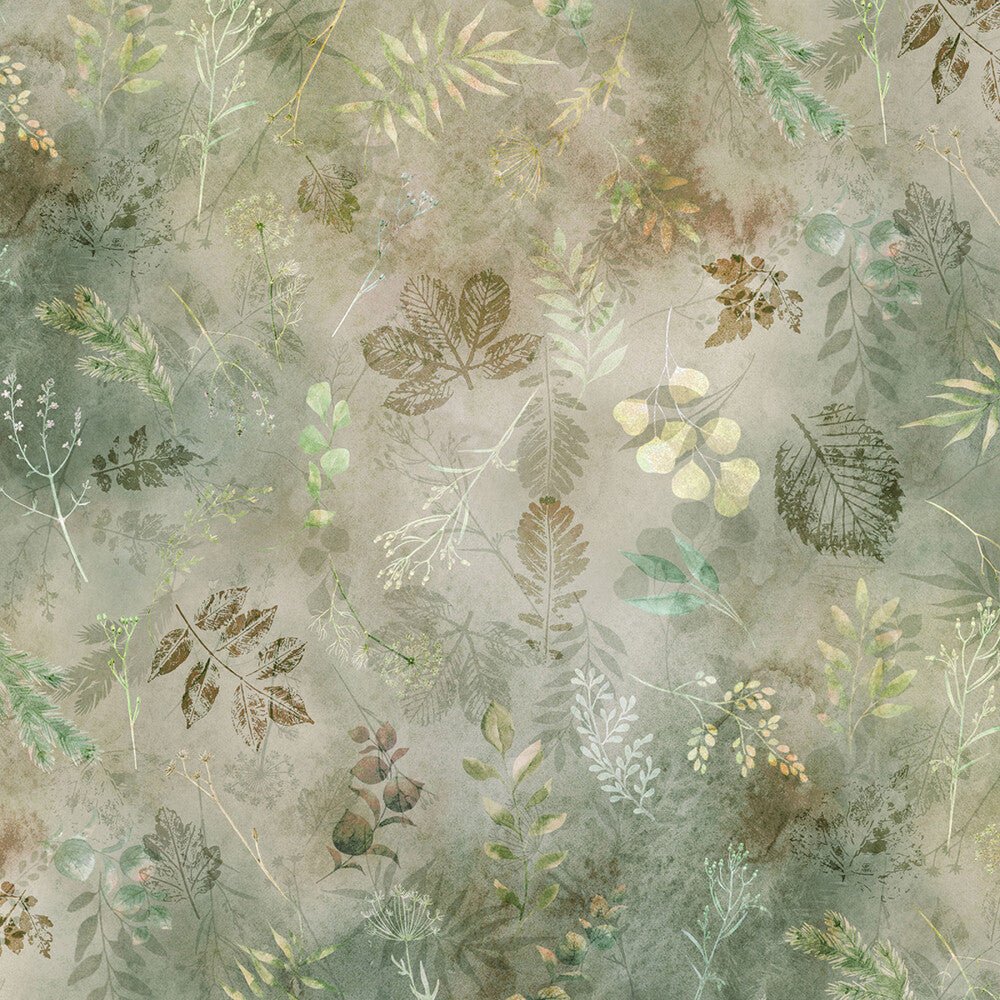 Tree Line - MOSS LEAF - Everything Fabric