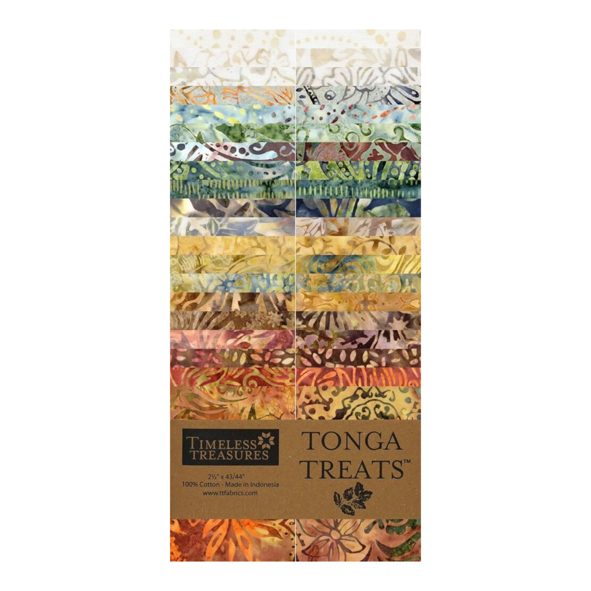 Windsong - 2.5 in Strips - 40 pc - Everything Fabric