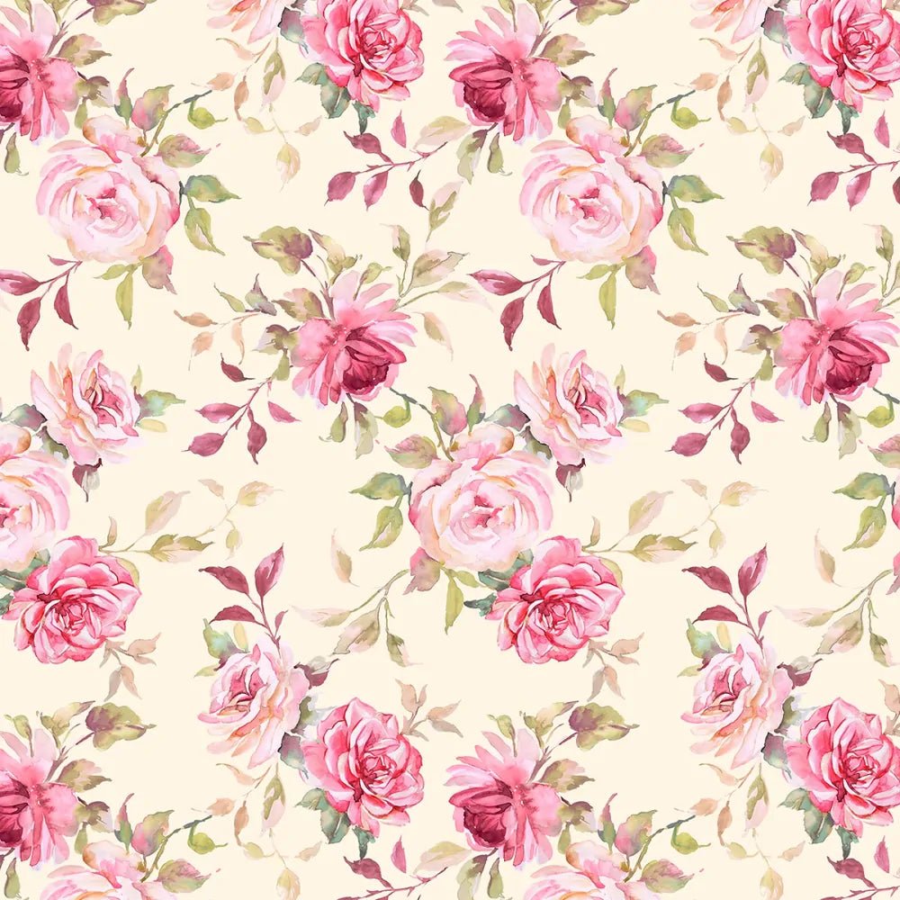 Yours Truly - Shabby Floral - Creamy - Everything Fabric
