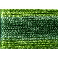 Cosmo Seasons Variegated Embroidery Floss 8024 Dark Greens