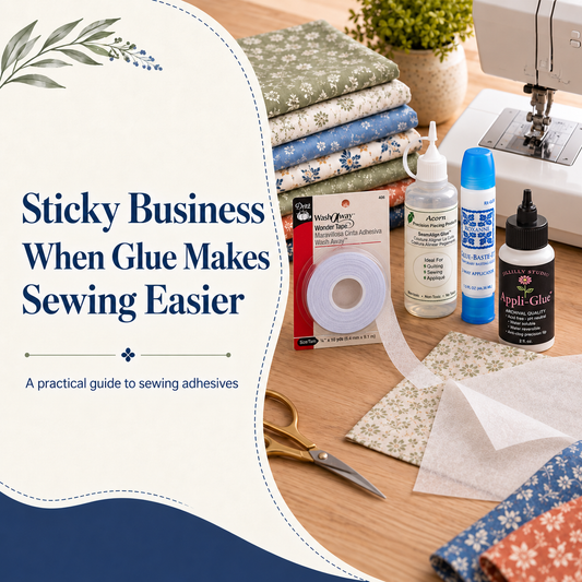 A Sticky business - when Glue makes Sewing Easier
