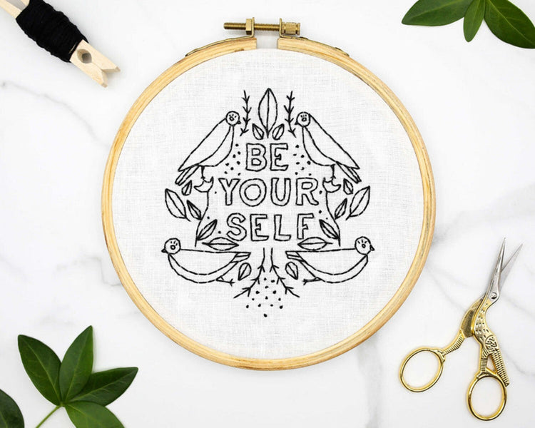 Embroidery kit - Everything Fabric