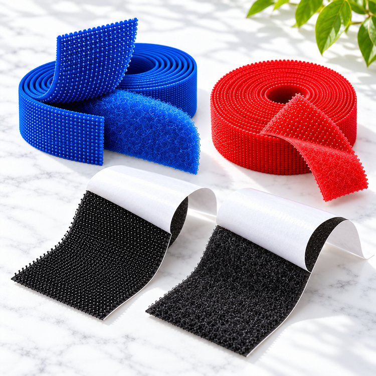 Sew-on, double-sided and adhesive-backed hook-and-loop tapes