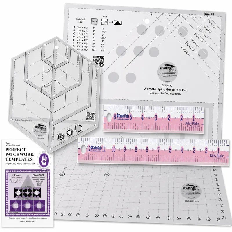 RULERS, STENCILS & TEMPLATES - TEMPLATES - Everything Fabric